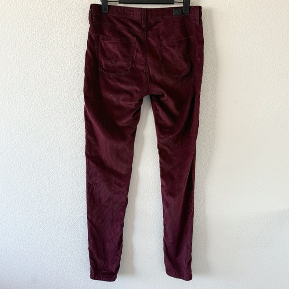 Adriano Goldschmied the legging super skinny red corduroy jeans size 27 - Picture 2 of 6